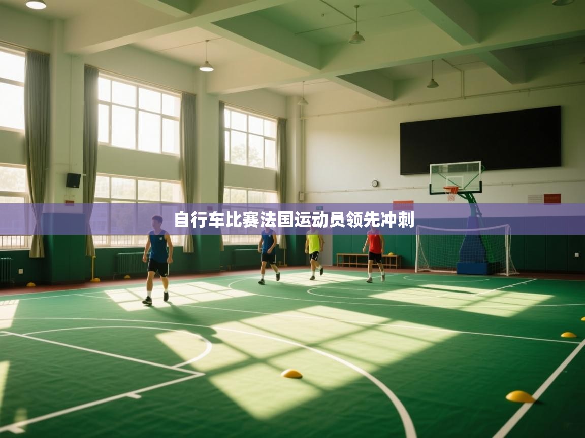自行车比赛法国运动员领先冲刺  第1张